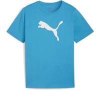 Puma teamRISE Logo Cotton Junior Jungen T-Shirt, blau 164