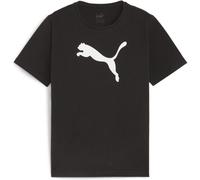 Puma teamRISE Logo Cotton Junior Jungen T-Shirt, schwarz 152