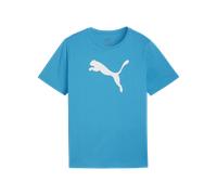 PUMA teamRISE Logo Trainingshirt Kids Blau F02 128 blau
