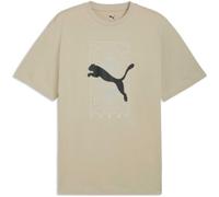 Puma TECH RELAXED GRAPHIC TEE Herren-T-Shirt, beige, größe S