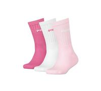 PUMA Tennissocken Crew Kinder Tennis Socken Sportsocken Unisex für Mädchen und Jungen 3 Paar, Farbe:White/Light Pink, Socken & Strümpfe:35-38