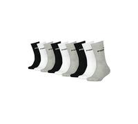 PUMA Tennissocken Crew Kinder Tennis Socken Sportsocken Unisex für Mädchen und Jungen 9 Paar, Farbe:Black/White/Grey, Socken & Strümpfe:31-34