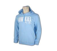 Puma THW Kiel Graphic Kapuzensweatshirt blau THW Hoodie Sweatshirt mit Kapuze, Größe:L