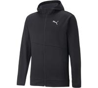Puma Train ALaceless DAY Pwrfleece Full ZIP Herren Sweatshirt, schwarz XXL