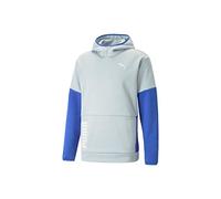 PUMA Train All Day PwrFleece Hoody Herren Sweatshirt Kapuzenpullover 522340 80 grau, Bekleidungsgröße:S
