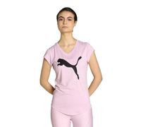 PUMA Train Favorite Heather Cat Tee, Frauen T-Stück, Grape Mist,
