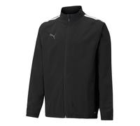 PUMA unisex-kinder Sweater, Puma Black-Puma White, 128