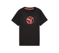 PUMA Jungen Active Sports Poly Tee B Hemd, Puma Schwarz, 152 EU