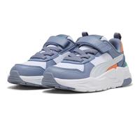 Sneaker PUMA "TRINITY 2 LT AC+ PS", Damen, Gr. 28, puma weiß, silber mist, gray sky, Textil, Schuhe Sneaker, mit Klettverschluss, mit SOFTFOAM+ Innensohle (39582943-28) puma weiß, silber mist, gray sk