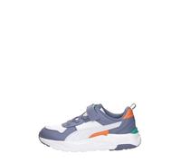 PUMA Trinity 2 LT AC+ PS Sneaker, Weiß-Silber Mist-Gray Sky, 35 EU, Puma Weiß, Silber, Nebel, Grauer Himmel, 35 EU