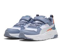 PUMA Trinity 2 LT AC+ Sneaker mit Klettverschluss Kinder 09 - PUMA white/silver mist/gray sky 33