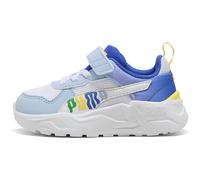 PUMA Trinity 2 LT Come On AC+ Baby-Sneaker mit Klettverschluss 01 - snow mountain blue/puma white/lemon meringue 26