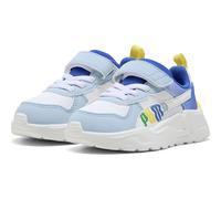 PUMA Trinity 2 LT Come On AC+ Baby-Sneaker mit Klettverschluss 01 - snow mountain blue/puma white/lemon meringue 26