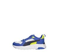 PUMA Trinity 2 LT JR Sneaker, Feather Gray Navy-Royal Sapphire, 36.5 EU, Federgrau, PUMA Marineblau, königlicher Saphir, 36 EU