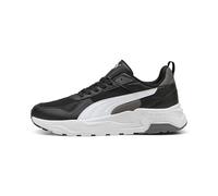 Sneaker PUMA "TRINITY 2 LT", Damen, Gr. 44,5, schwarz-weiß (puma schwarz, puma weiß, cool schwarz gray), Textil, Schuhe Sneaker, für sportliche Aktivitäten und Streetwear, mit SOFTFOAM+ Einlegesohle (