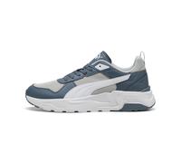 Sneaker PUMA "Trinity 2 Sneakers Erwachsene", Herren, Gr. 38,5, cool light gray weiß evening blau, Obermaterial: Synthetik, Textil. Futter: Textil. Innensohle: Textil. Laufsohle: Gummi, Synthetik, Sch