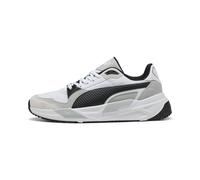 Sneaker PUMA "Trinity 2 Sneakers Erwachsene", Herren, Gr. 41, schwarz-weiß (weiß schwarz cool light gray), Obermaterial: Synthetik, Kuhleder, Textil. Futter: Textil. Innensohle: Textil. Laufsohle: Gum