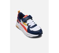 Sneaker PUMA "TRINITY LITE AC+ PS", Kinder, Gr. 30, weiß (puma weiß, fierce rot, persian blau), Textil, Schuhe Sneaker (72757806-30) puma weiß, fierce rot, persian blau