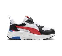 Puma Trinity Lite AC+ Sneaker Kinder 10 - sugared almond/rosebay/puma white 35 für Kinder, weiß, Größe 34 ½ EU
