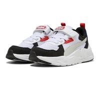 PUMA Trinity Lite Mid 90s AC+ Sneaker mit Klettverschluss Kinder 01 - PUMA black/PUMA white/vivid blue/red fire 34