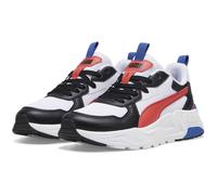 PUMA Trinity Lite Jr Sneaker, White Active Red Black, 38.5 EU