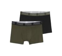 Puma Boxer Trunk Boxershorts Herren Everyday Unterhose Pant Unterwäsche 2er Pack, Farbe:Forest Night, Bekleidungsgröße:XL, kastanienbraun, XL