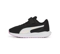 PUMA Twitch Runner Mermaid AC PS Sneaker, Black-Nitro Blue, 32.5 EU