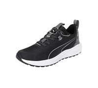 PUMA Twitch Runner Trail Winter, Unisex-Laufschuh, Schwarz Silber Weiß, 42 EU
