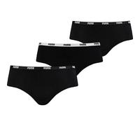PUMA Underwear - Boxershorts Hipster 3er Pack Damen (503007001) L BLACK