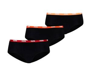 PUMA Underwear - Boxershorts Hipster 3er Pack Damen (503007001) XS BLACK / RED
