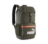 PUMA Phase Hooded Rucksack 09 - dark olive/glowing red