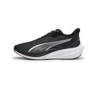 PUMA Unisex Darter Pro Road Running Shoe, Black White, 40.5 EU