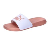 PUMA Unisex Adults POPCAT 20 Slide Sandal, WHITE-DEEVA PEACH, 43 EU