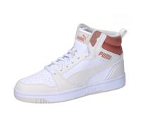 Puma Unisex Adults Rebound V6 Sneaker, Puma White-Frosted Ivory-DEEVA Peach, 39 EU