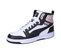 Puma Unisex Adults Rebound V6 Sneaker, Puma White-Puma Black-Mauve Mist, 38 EU