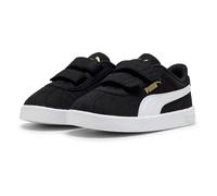 PUMA Unisex Baby Club II V INF Sneaker, Black White Gold, 20.5 EU