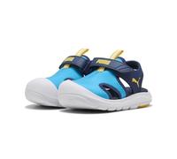 PUMA Unisex Baby Fun Racer V INF Slide Sandal, Speed Blue-PELÉ Yellow, 23 EU