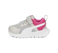 PUMA Unisex Baby Jungen 0-24 Puma Evolve Run Mesh Ac+ Inf Turnschuhe, Mehrfarbig (Cool Light Grey Puma White Glowing Pink), 25 EU