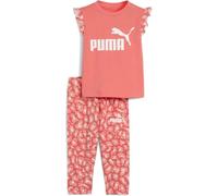 PUMA Unisex Baby MINICATS ESS ANIMAL Tee and Leggings Set INF Gestrickte Anzüge, Peach Frost,