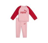 PUMA Unisex Baby Minicats Ess Raglan Crew Set Fl Inf Trainingsanzug, Pinkscape, 86 EU