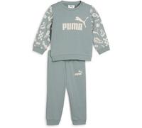 PUMA Unisex Baby Minicats Sandy Adventures Crew Set Inf Gestrickte Anzüge, Green Moon, 74 EU