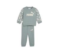 PUMA Unisex Baby Minicats Sandy Adventures Crew Set Inf Gestrickte Anzüge, Green Moon, 86 EU