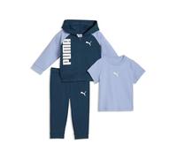 PUMA Unisex Baby Minicats Tee Hooded Fz and Pants Set Tr Inf Knitted Suits (Pack of 1)