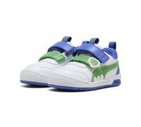 PUMA Unisex Baby MULTIFLEX 2 Dino V INF Sneaker, White-Green Fruit-Royal Sapphire, 9 UK Child, Puma White Green Fruit Royal Sapphire, 9 UK