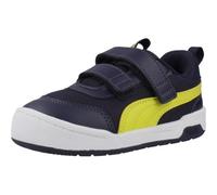 PUMA Unisex Baby MULTIFLEX 2 Mesh V INF Sneaker, Navy-LUX Lime, 42.5 EU Child, Puma Navy Lux Lime, 26 EU