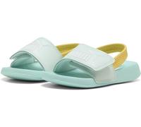 PUMA Unisex Baby Popcat 20 Backstrap Ac Inf Schiebe-Sandalen, Peaceful Blue Puma White Safe Lake Sunny Yellow, 24 EU