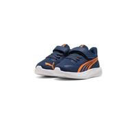 PUMA Unisex Baby Pounce AC+ INF Sneaker, Persian Blue-ORANGE GLO White, 26 EU