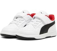 PUMA Unisex Baby REB-L AC+ INF Sneaker, White Black-for All TIME RED, 26 EU