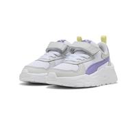 PUMA Baby-Sneaker Trinity Lite AC+ Weiß/Lavender Alert/Glacial Gray Größe 21