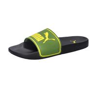 PUMA Erwachsene Leadcat 2.0 Sandalen 43, Earthy Green Bright Mango Yellow Black